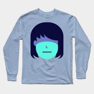 Deltarune Kris flat design Long Sleeve T-Shirt